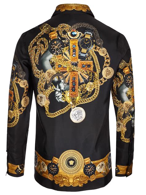 ebay versace shirt|farfetch versace shirts.